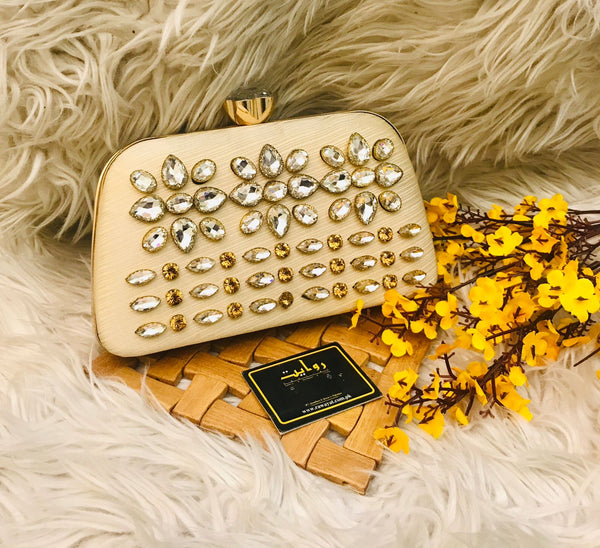 Fancy Clutch-1004 (Off White)