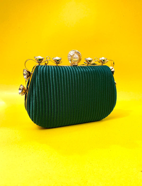 Fancy Clutch-1005 (Green)