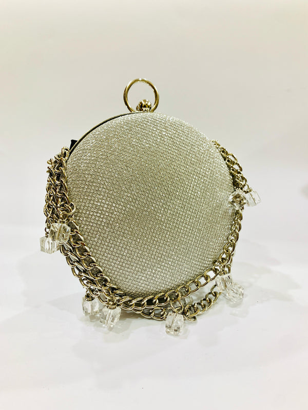 Round Clutch-01 (Silver)