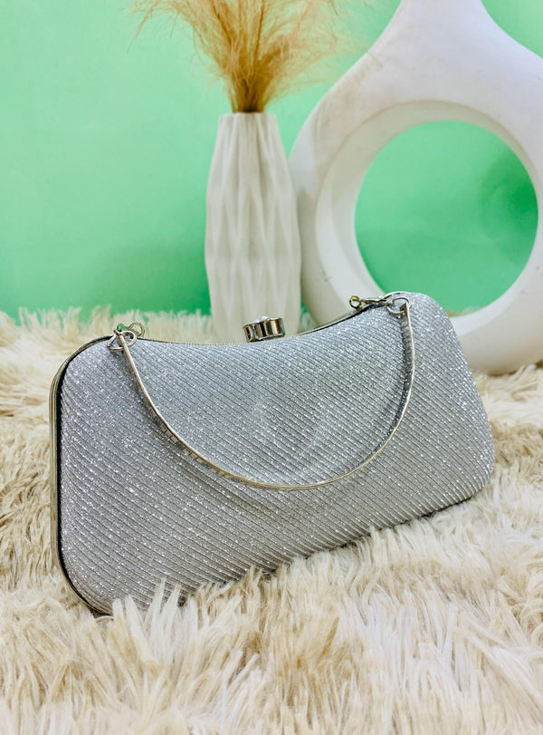 Fancy Clutch-10024 (Silver)