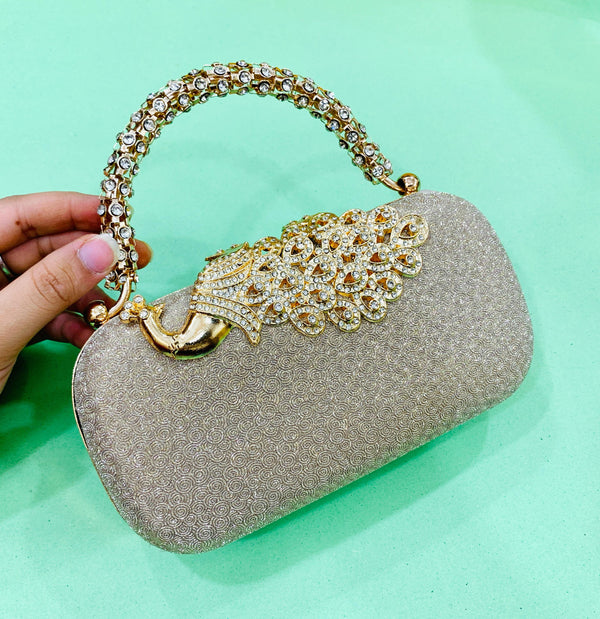 Fancy Clutch-10015 (Silver)