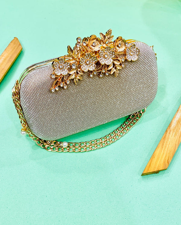 Fancy Clutch-10014 (Golden)