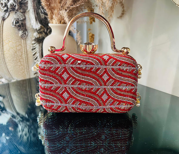 Fancy Clutch-10026 (Maroon)