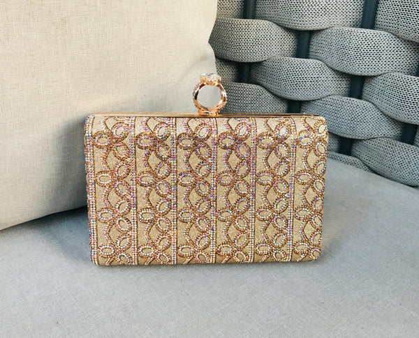 Fancy Clutch-10033 (Golden)