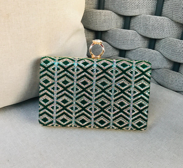 Fancy Clutch-10033 (Green)