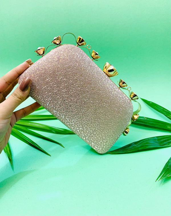 Fancy Clutch-1007 (Rose-Gold)